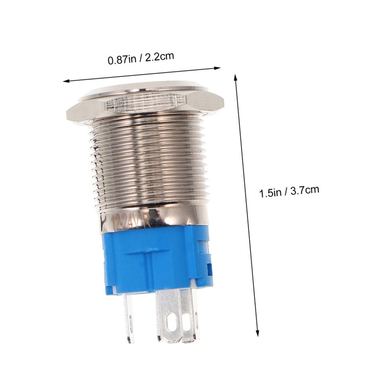 Waterproof Push Button Switch 12v 24v Vehicle With Led Light Random Color - Image 3