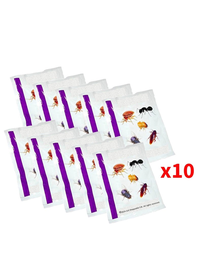 ماركة غير محددة بق الفراش والحشرات الأخرى مسحوق مبيدات حشرية 10 * 100 جرام  - Image 1