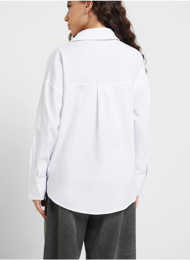 Ginger Oversize Button Down Shirt