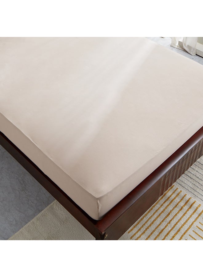 Home Box Bristol Polycotton Double Fitted Sheet 200 x 25 x 140 cm Grey - Image 3