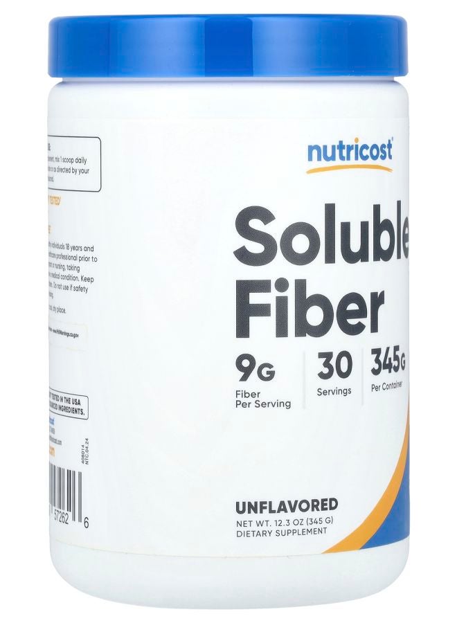 Nutricost Soluble Fiber Unflavored 12.3 oz (345 g) - Image 2