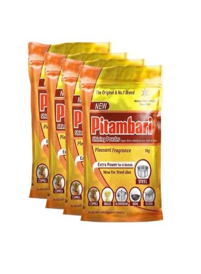 Pitambari Shining Powder 1kg (Pack of 4) - Image 1