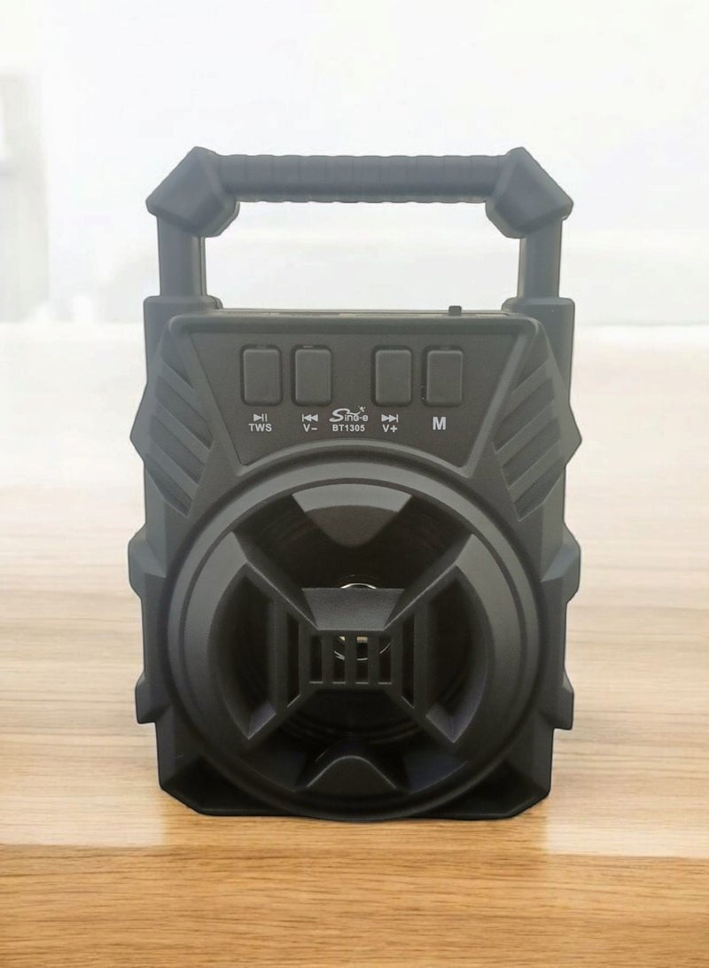 singe Sing-E BT1305 Portable Super Bass Bluetooth Wireless Speaker 3W  RGB Light 3 Inch - Image 1