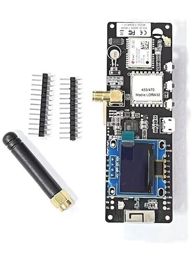 Meshtastic ESP32 LoRa 433Mhz Wireless Module with OLED Display WiFi GPS NEO 6M for Arduino - Image 2