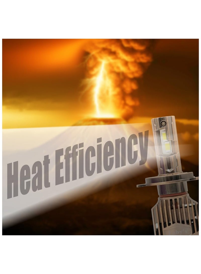 توبيز مجموعة مصابيح أمامية LED جديدة تمامًا من توبي LX 60-9005/9006 بدرجة حرارة لون 6500 كلفن وقوة 120 وات وقوة 12000 لومن، مثالية للرحلات الطويلة ومع هدية T10 أيضًا من الداخل - Image 3