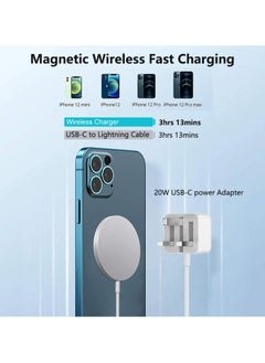ELTRAZONE Magnetic Wireless  Fast Adapter Charging Cable with USB C Compatible with iPhone 12/Mini/Pro/Max  - Image 2