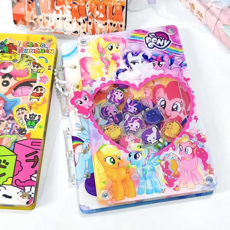 Diy Hand Ledger Creative Piece A7 Rocking Notebook Pony Little New Sanrio Acrylic Loose-Leaf Book - Image 3