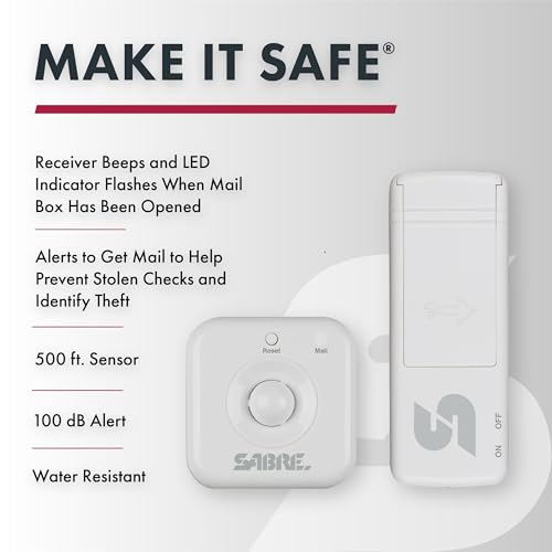 Sabre Mailbox Alert Wireless Mail Notification System with Easy Installation RealTime Alerts - Image 3