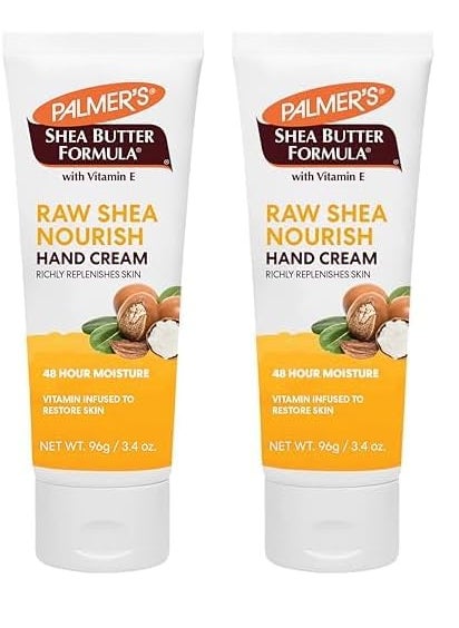 PALMER'S Palmers Shea Butter Formula Hand Cream for Dry Cracked Skin Travel Size Hand Lotion 34 Ounce Pack of 2 