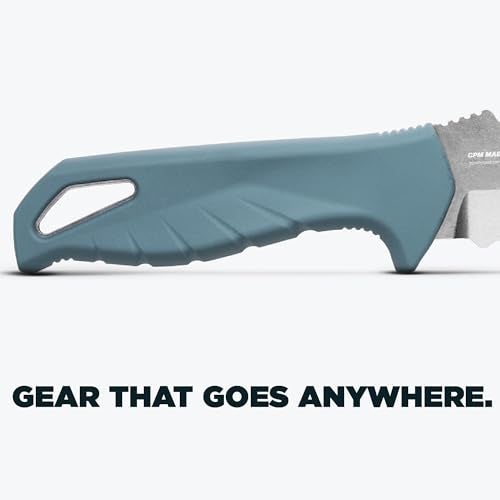 Benchmade - Undercurrent 18040S Outdoor Knife with Depth Blue Santoprene Handle (18040S) - Image 4