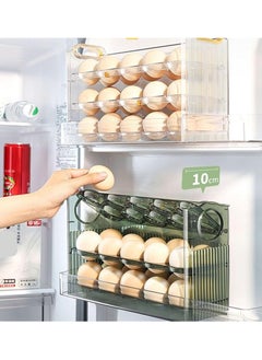 Generic Multi-purpose 3-Tier Transparent Refrigerator Egg Holder  - Image 1