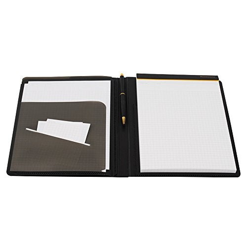 Maruman HN188FA Notepad, Holder & 5 Pockets, Nemosine A5, Black - Image 4