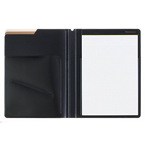Maruman HN188FA Notepad, Holder & 5 Pockets, Nemosine A5, Black - Image 3
