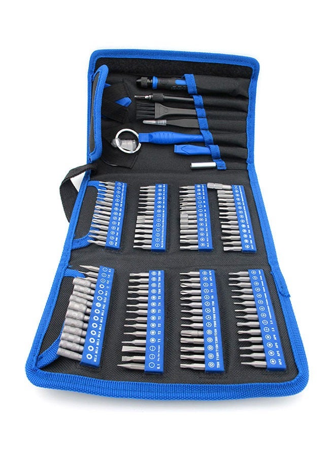 NIBEMINENT 126-Piece Screwdriver Bit Set Blue/Black - Image 1