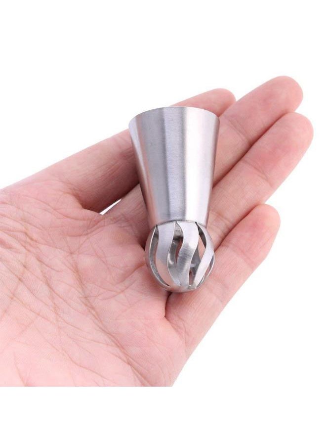 Generic 3-piece Torch-shaped Piping Nozzles Set One-piece Molded Cake Decorating Tools Spherical Piping Nozzles Baking Supplies-Specifications:110 Piece Set Of Spherical Torch Mouth  - Image 4