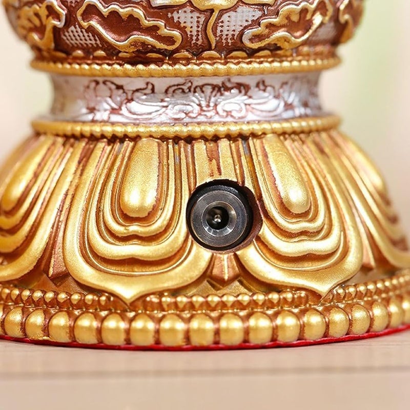 Rechargeable LED Resin Butter Lamp Color B For Temple Devotees And Home Decor - Image 4