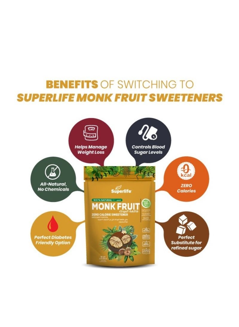 SuperLife  Monk Fruit With Erythritol Sweetener  - Image 2