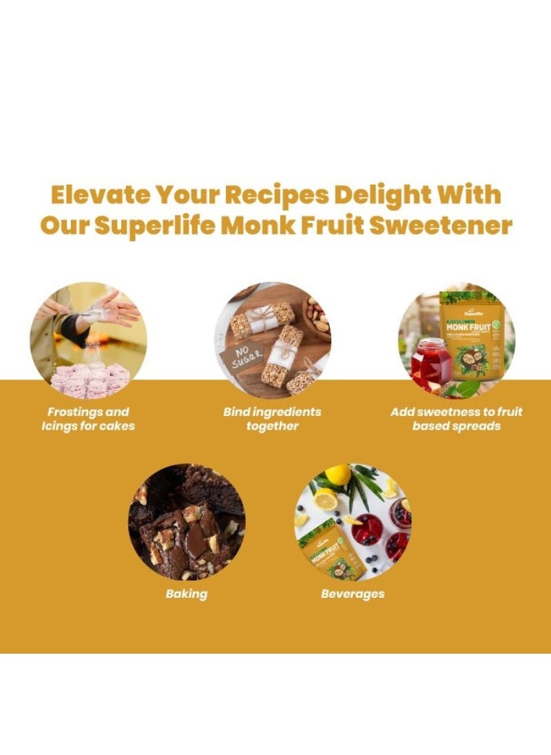 SuperLife  Monk Fruit With Erythritol Sweetener  - Image 3