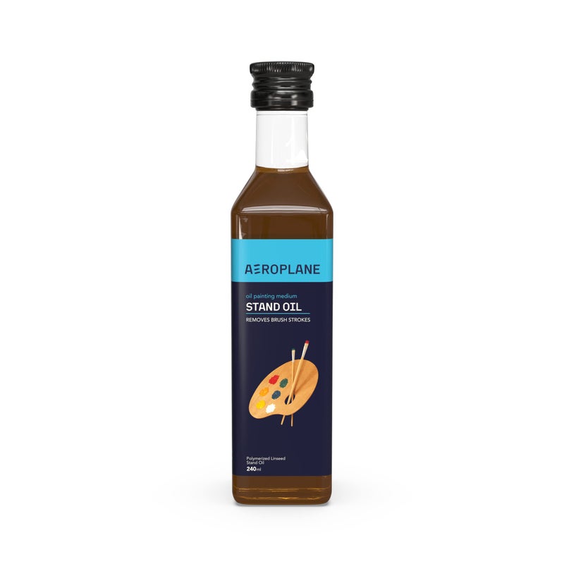 AEROPLANE - Stand Oil for Artists - Removes Brush Strokes, Premium Art Supply (240 ML) - Image 1