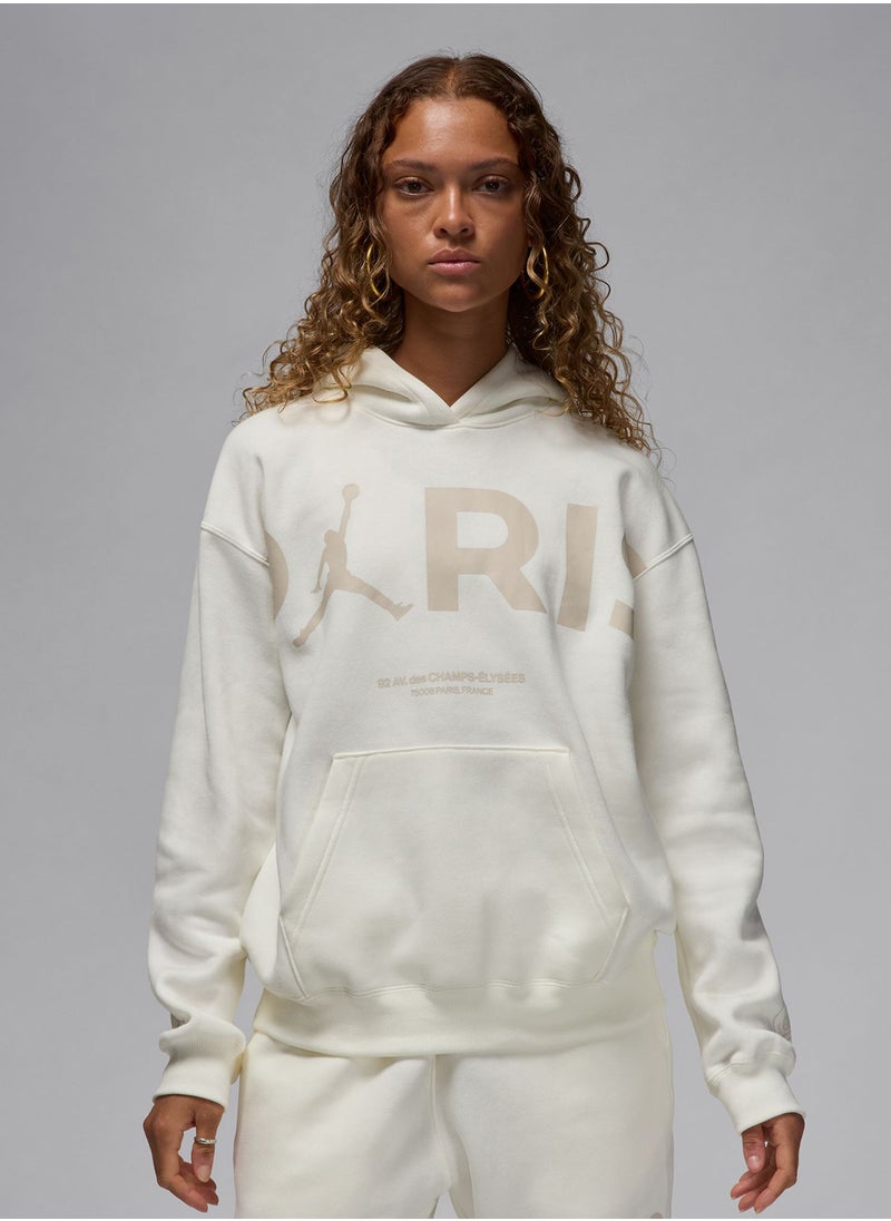 Jordan Jordan Psg Brooklyn Graphic Fleece Hoodie  - Image 1