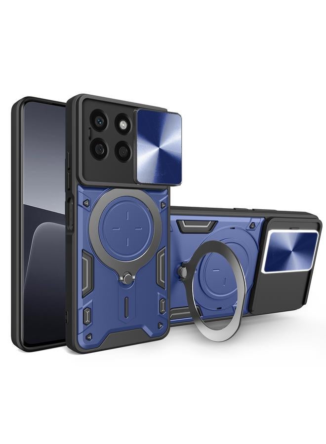 اس-توب جراب هاتف Honor X8b CD Texture Camshield منزلق بحامل مغناطيسي - Image 1