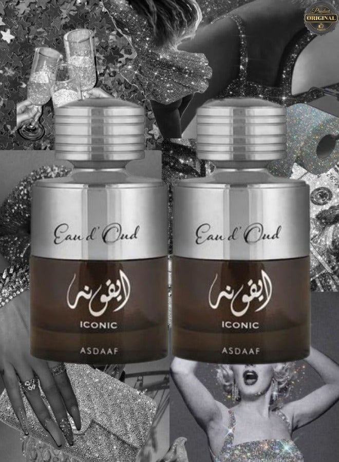 ASDAAF 2 Pieces Iconic Perfume 100ML - Image 1
