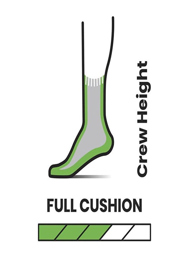 SmartWool Women's Hike Classic Edition Full Cushion Crew Socks, Ash, Medium - Image 2