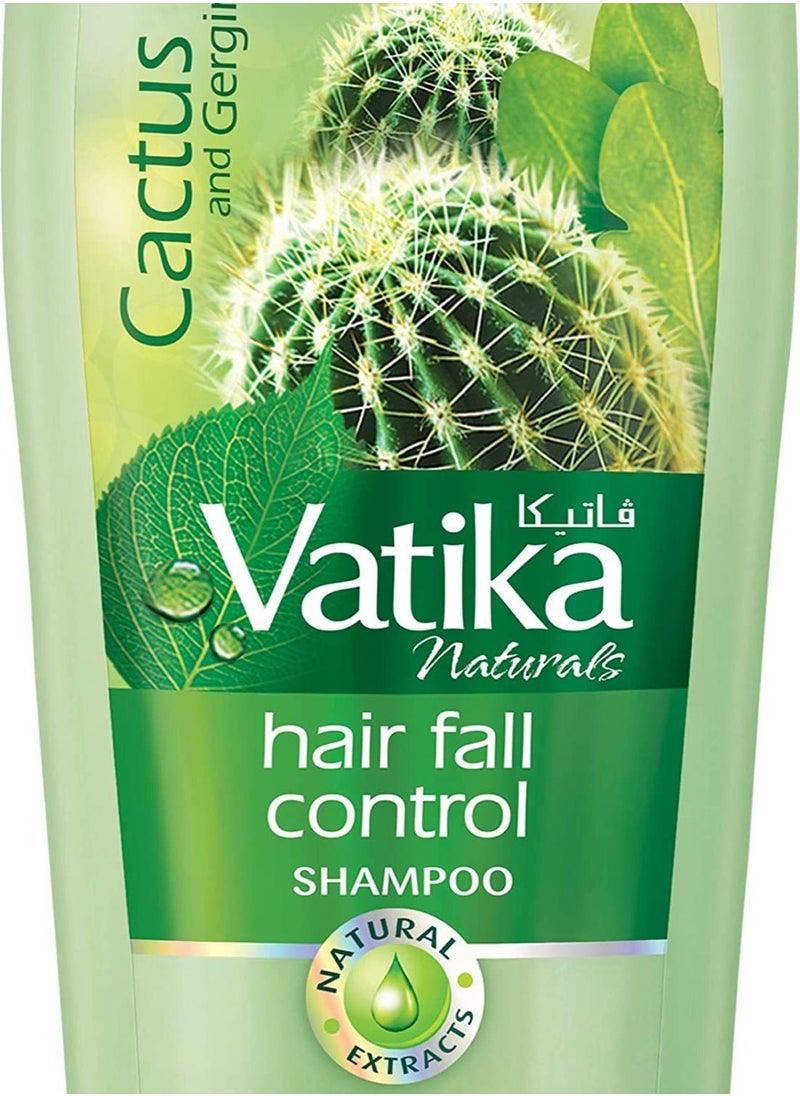 VATIKA - Vatika Shampoo Hair Fall Control Enriched With Cactus And Gergir 400 ml - Image 1