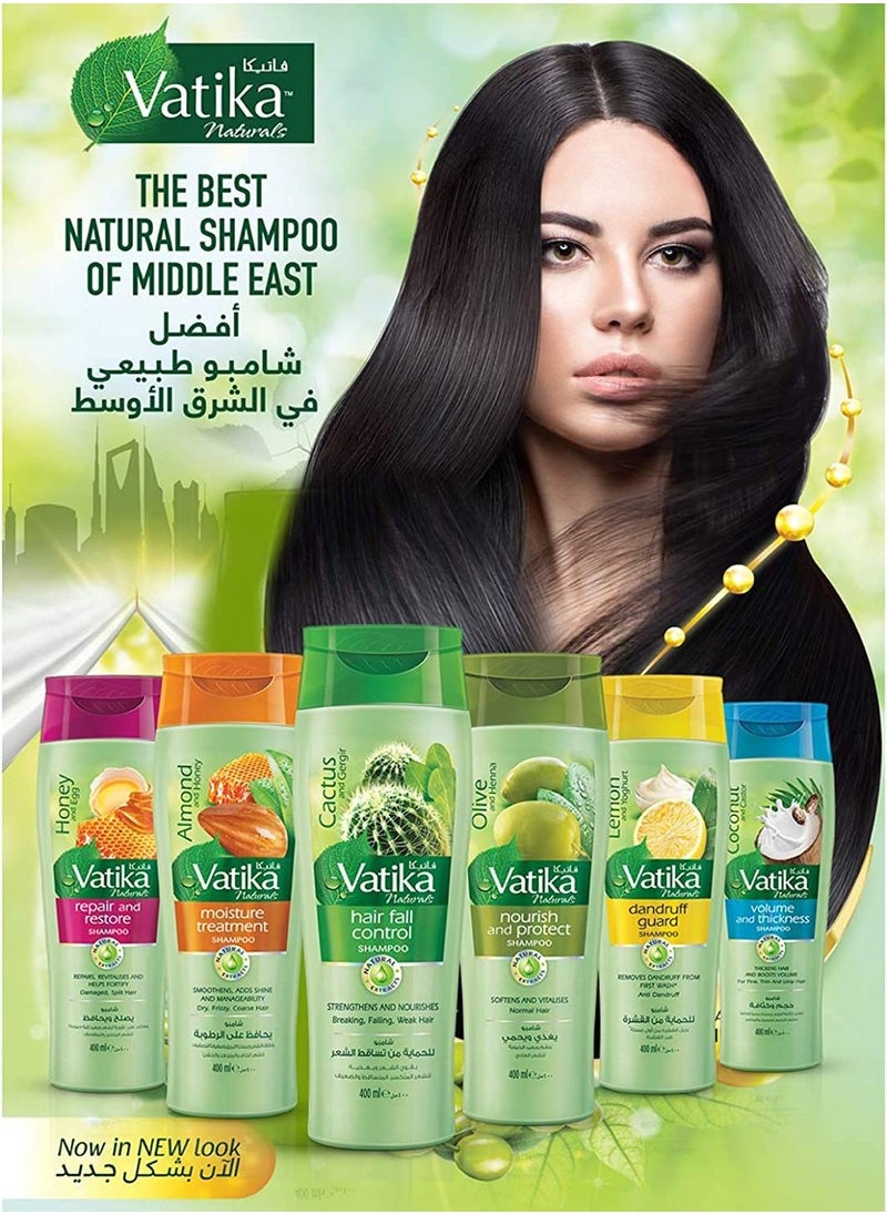 VATIKA - Vatika Shampoo Hair Fall Control Enriched With Cactus And Gergir 400 ml - Image 1