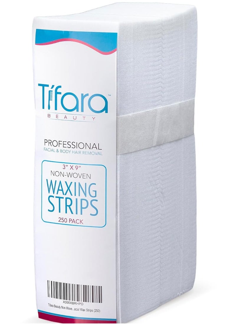 Tifara Beauty - Tifara Beauty Non Woven Large 3x9 Body and Facial Wax Strips (250) - Image 1