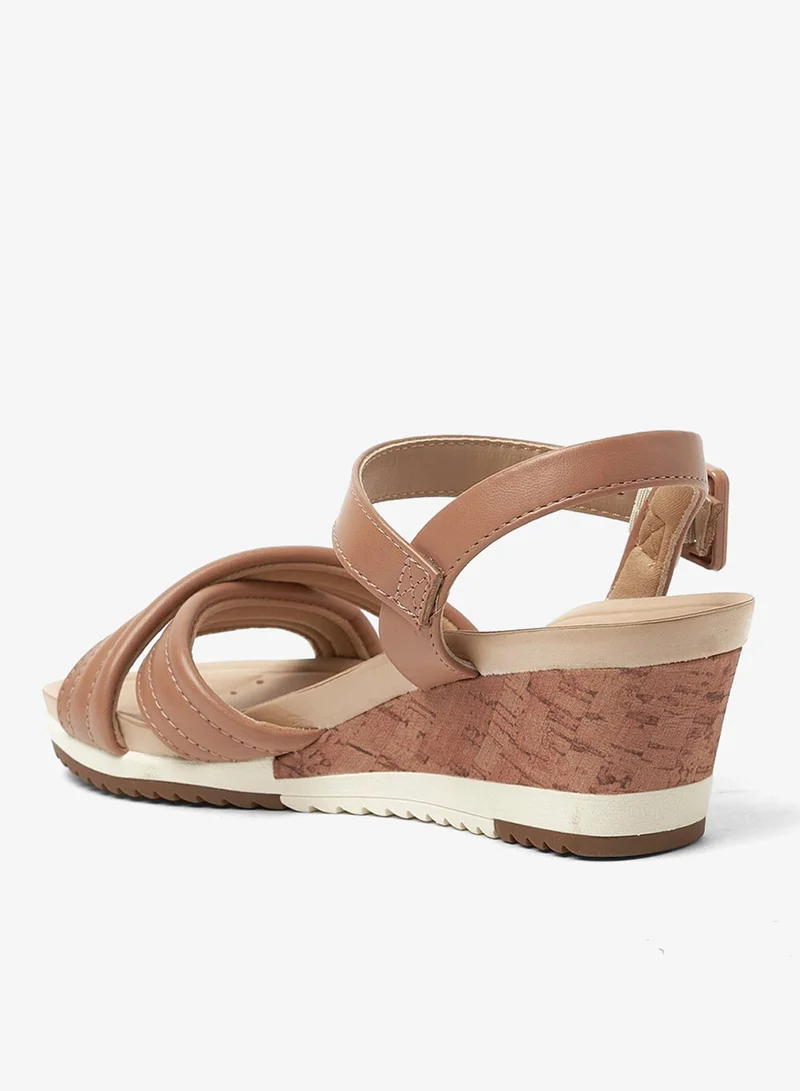 Modare Nude Wedge Sandals for Women – Stylish Wedge Heel Sandals for Girls & Daily Wear for Women | Best Price UAE