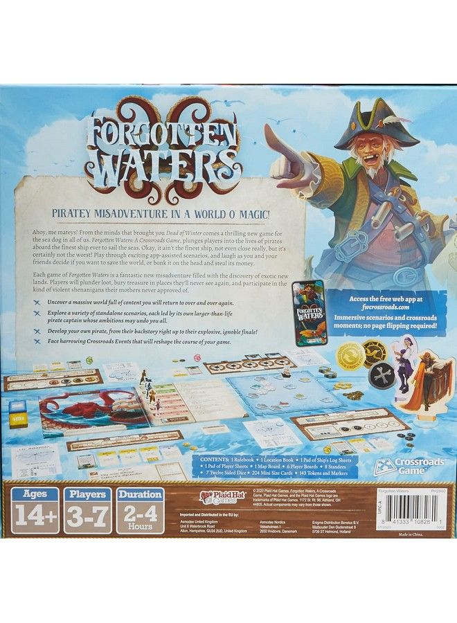 Plaid Hat Games Forgotten Waters Board Pirate Adventure Cooperative Strategy Game For Adults And Teens Ages 14+ 37 Players Average Playtime 24 Hours Made By - Image 4