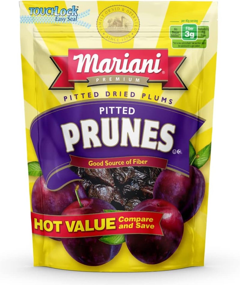 Mariani Pitted Dried Plums - 18 oz Resealable Bag - Image 1