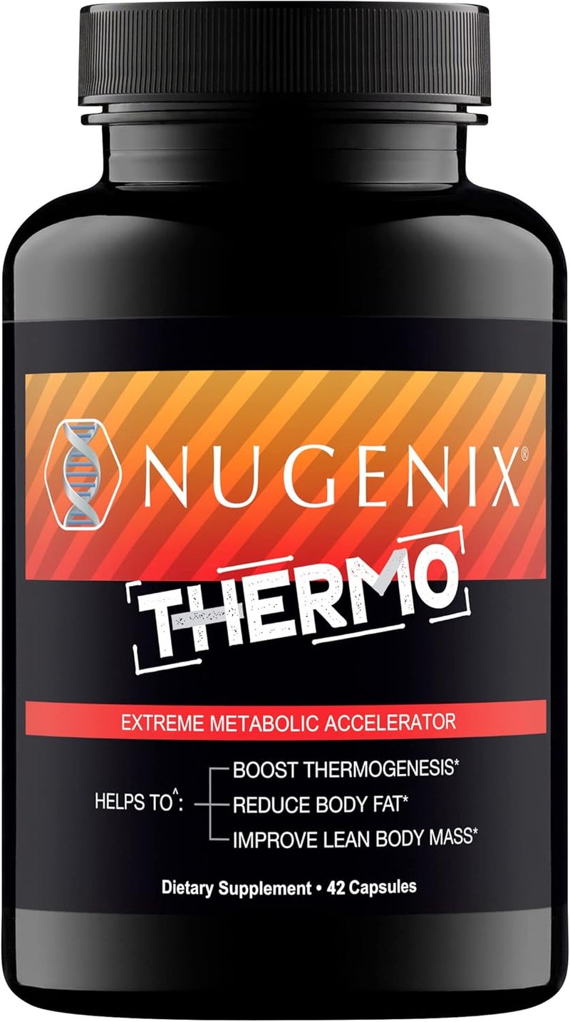 Nugenix Thermo  Thermogenic Fat Burner Supplement Pills for Men Extreme Metabolic Accelerator 42 Count - Image 1