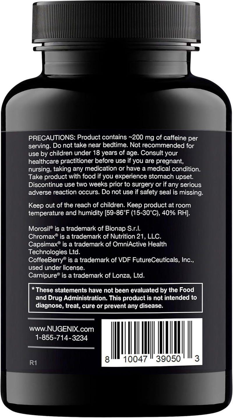 Nugenix Thermo  Thermogenic Fat Burner Supplement Pills for Men Extreme Metabolic Accelerator 42 Count - Image 4