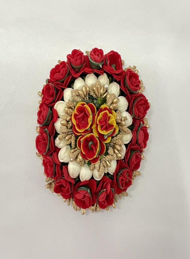 ماهل Maahal Bridal Bun Juda Gajra Maker Flower Gajra/إكسسوارات الشعر للنساء والفتيات - Image 1