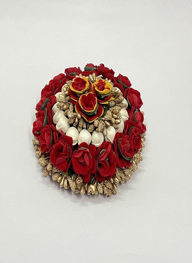 ماهل Maahal Bridal Bun Juda Gajra Maker Flower Gajra/إكسسوارات الشعر للنساء والفتيات - Image 3