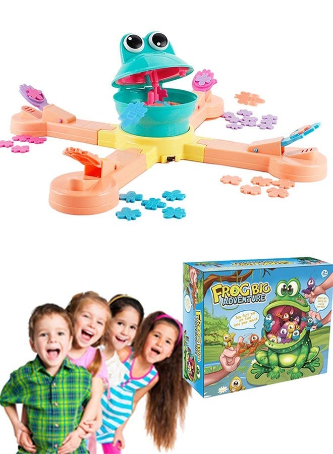 Aijmil Frog Bean Frenzy Family Tabletop Game - 2-4 Players Interactive Toy with Food-Grade Silicone Beads for Kids Ages 3+ & English Learning Building Blocks for Kids - Fun Educational Family Games & Face-changing emoji toys, fun emoji building blocks, face-changing cube games, Montessori puzzle toys, improving children's thinking skills, children's giftsBundle - Image 2