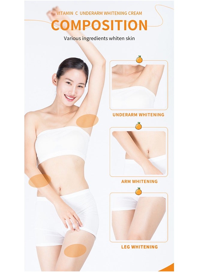 Vitamin C Underarm Whitening And Moisturizing Cream, Elbow Curve Joints Melanin Brighten Skin Tone Improve Dullness Glow Whitening Cream 50G - pzsku/ZF903E368541BF4B7ED70Z/45/_/1721466643/0bf8dda1-274a-407d-b199-1ac909aa41d9