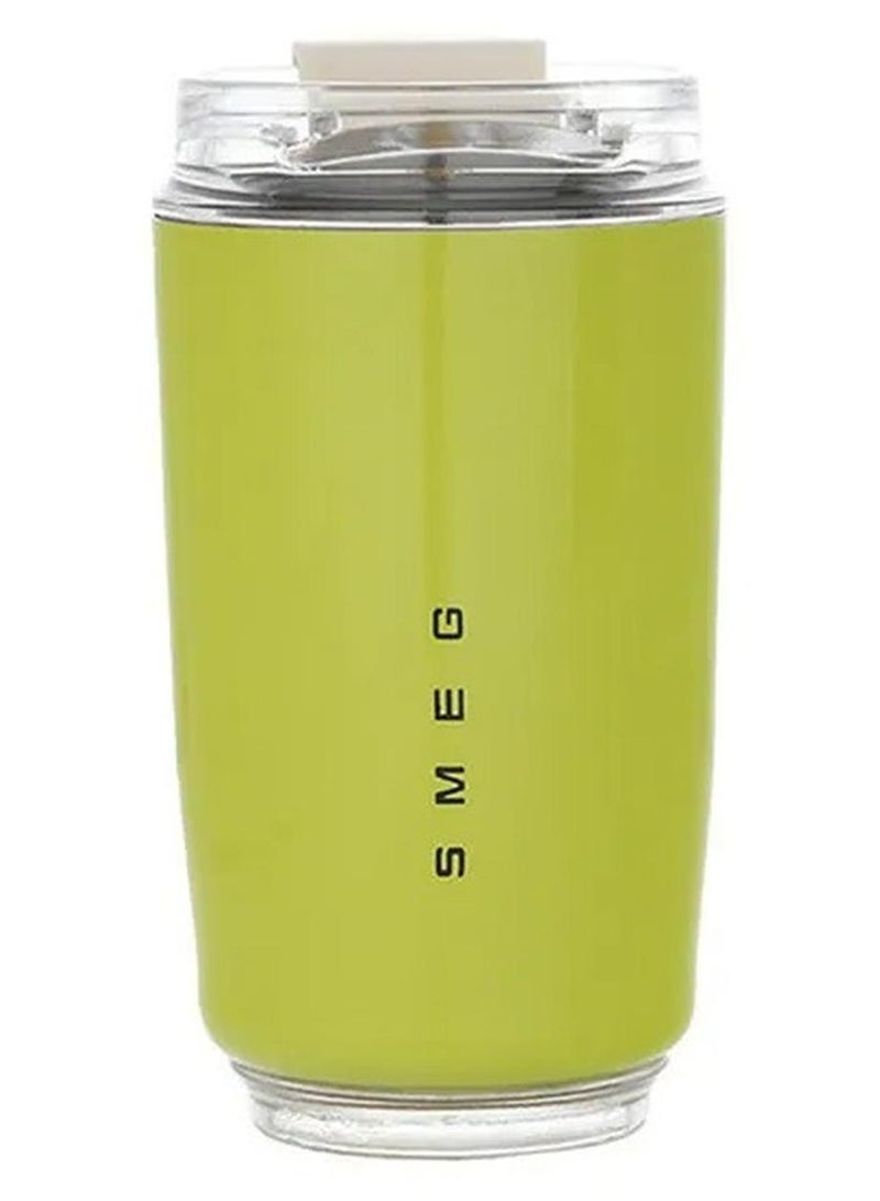 Smeg Travel Coffee Mug, Insulated Beverage Cup with Leakproof Lid, Long-Lasting Coffee Tumbler with Lid, Travel Coffee Thermos (Green - Image 1
