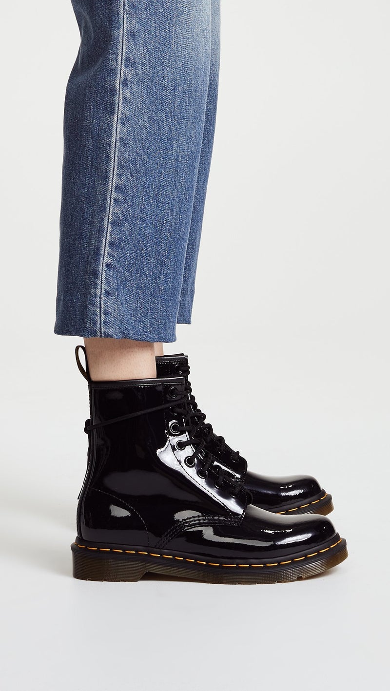 Dr Martens Dr. Martens Unisex 1490 Smooth Leather Boot, Black, 10 Women/9 Men - Image 3