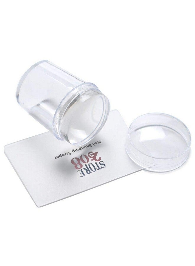 STORE 2508 Store2508 Nail Stamping Kit with 2 Rectangular Image Plates (Assorted colors) - Image 3