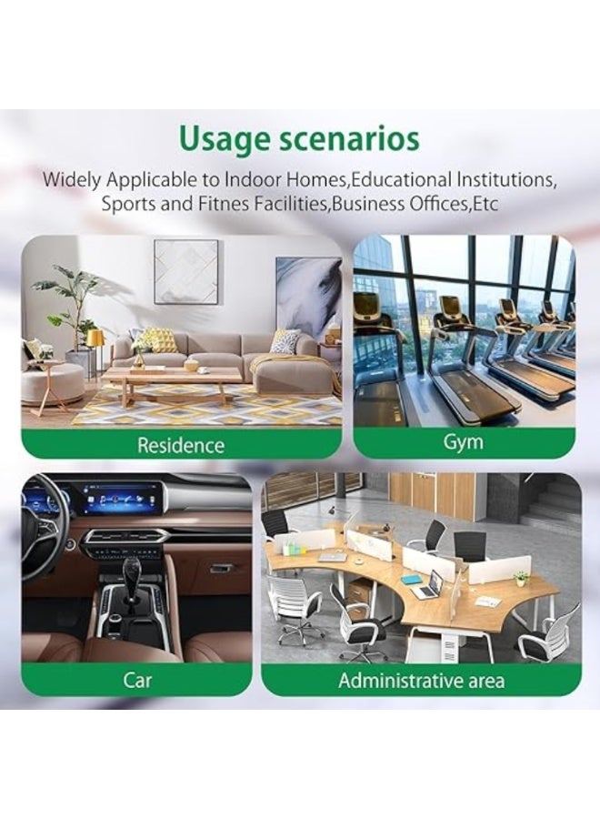 M MIAOYAN Air quality monitor, professional air quality detector with CO2 monitor/formaldehyde/TVOC/temperature/humidity, suitable for home, hotel, office, car - Image 3