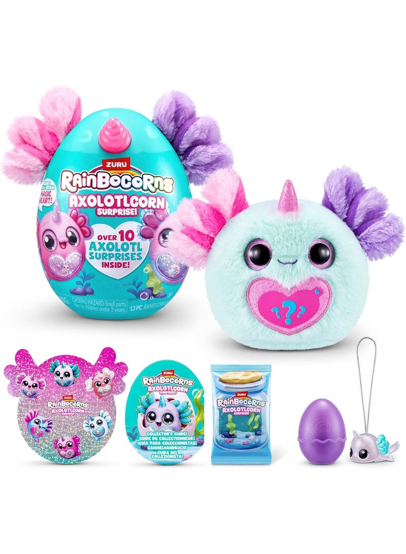 ZURU Rainbocorns Axolotlcorn Surprise by ZURU - Collectible Plush Toy for kids 3+ - Image 1