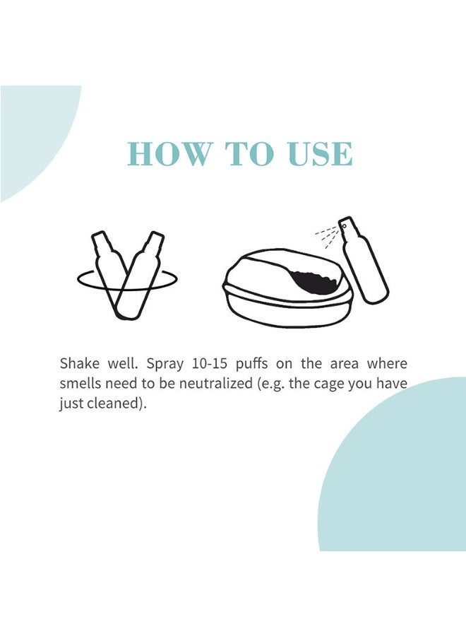 Bioline spray ٌRefreshing, safe formula for Deodorizing unpleasant odors For Cat 175 ml - Image 3