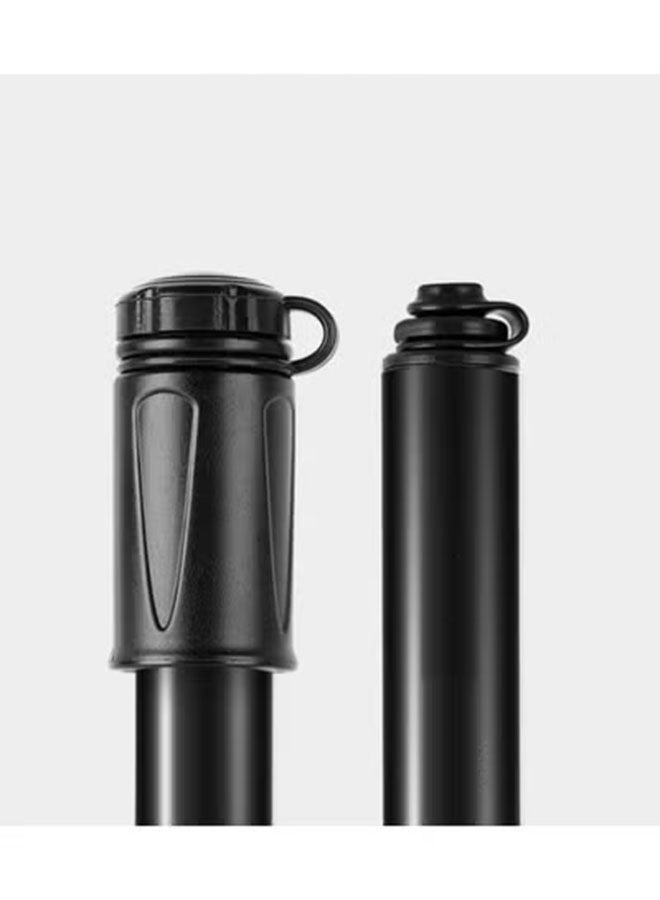 HOMESTAR Small Bike Hand Pump Portable, Universal American and French valves, 100 PSI Max, for Road and Mountain Bikes - Image 5