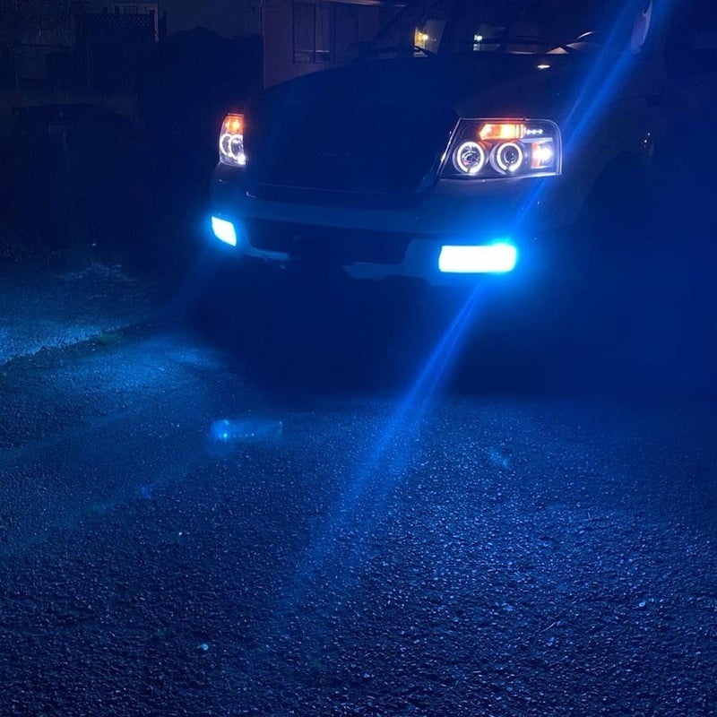 Alla Lighting H10 LED Fog Light Bulb, 9145 9140 ETI 56-SMD 3800 Lumens 8000K Ice Blue - Image 2