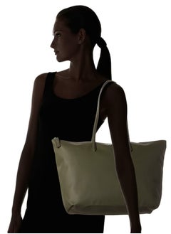LACOSTE lacoste women's fashion multi functional large zipper handbag shopping bag tote large size  - Image 2
