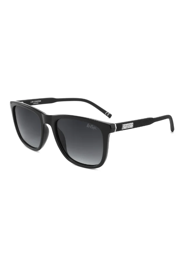 لي كوبر Polarized Sunglasses Black Frame Gr. Grey Mirror Lens 53mm  - LC1040C03