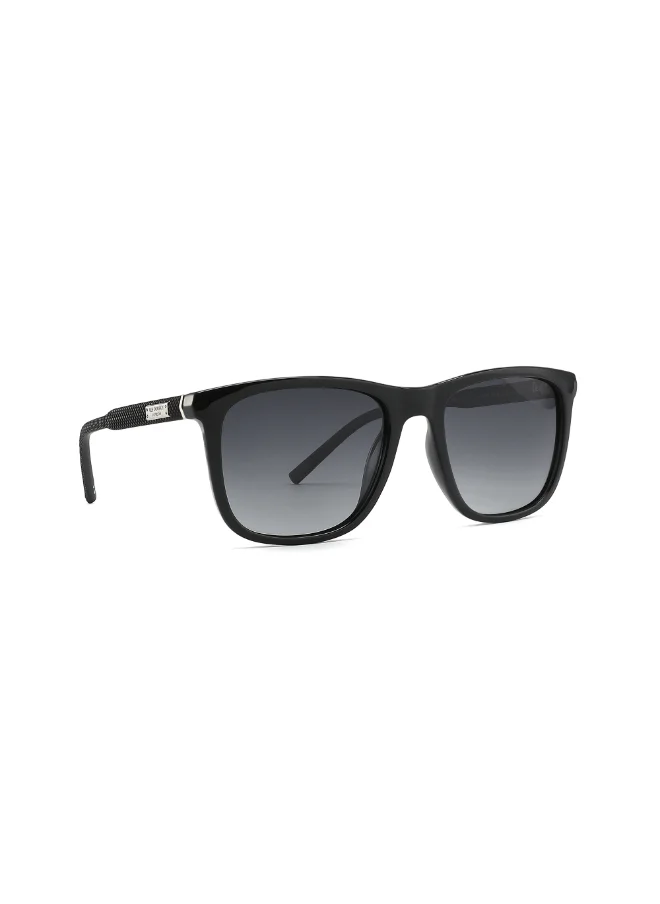 لي كوبر Polarized Sunglasses Black Frame Gr. Grey Mirror Lens 53mm  - LC1040C03
